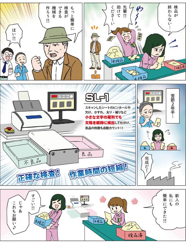 ラベル検査装置開発物語